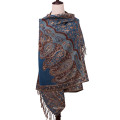 Warme Schal Blumenmuster Mode Pashmina